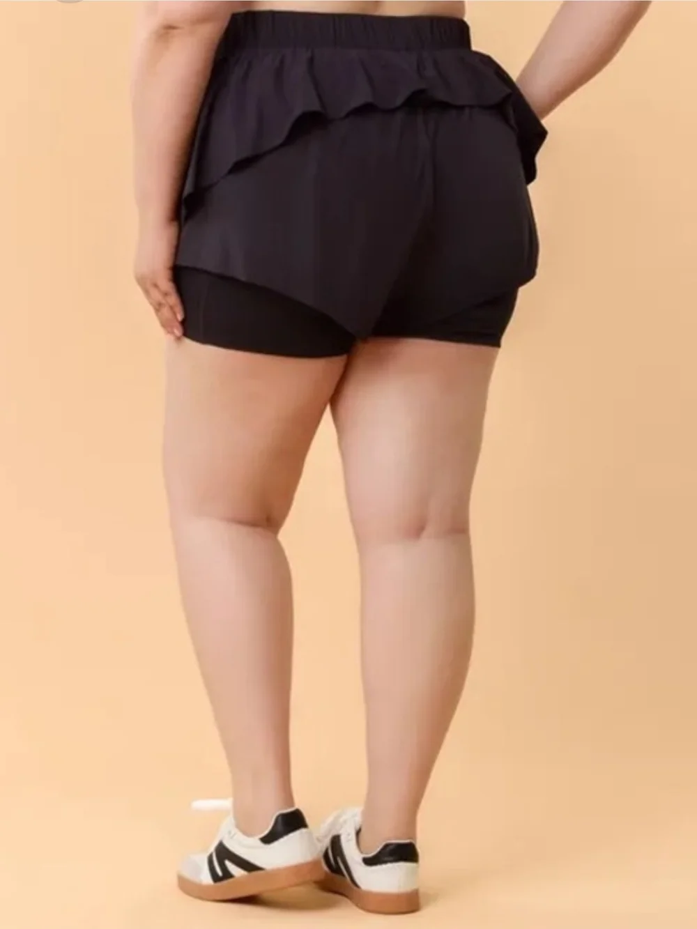 Blogilates Woven Ruffle Shorts